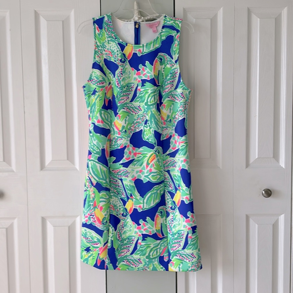 Lilly Pulitzer Scuba Dress Mila Shift.